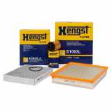 HENGST FILTER Filter, Innenraumluft E2962LC + Luftfilter E1083L + Ölfilter E124H02 D202