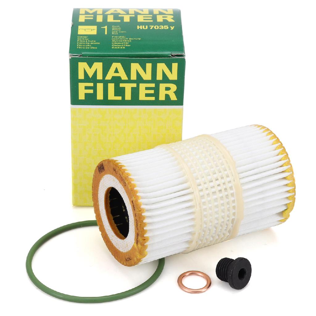 MANN Ölfilter + Schraube für AUDI A4 S4 B8 A5 S5 8T 8F A6 C7 A7 4G Q7 3.0 TFSI