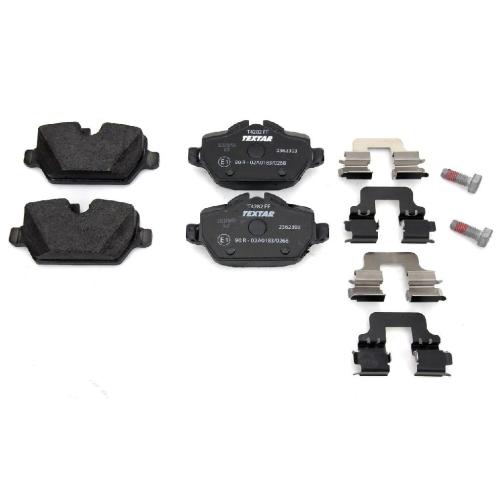 TEXTAR 2362303 Bremsbeläge + Wako BMW 1er E81 E82 E87 3er E90 E92 ab 03.2010 hinten Bild TEXTAR 2362303 Bremsbeläge + Wako BMW 1er E81 E82 E87 3er E90 E92 ab 03.2010 hinten