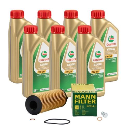 7 Liter CASTROL Edge Motoröl ÖL 5W30 M BMW Longlife-04 + MANN Ölfilter HU721/5x Bild 7 Liter CASTROL Edge Motoröl ÖL 5W30 M BMW Longlife-04 + MANN Ölfilter HU721/5x