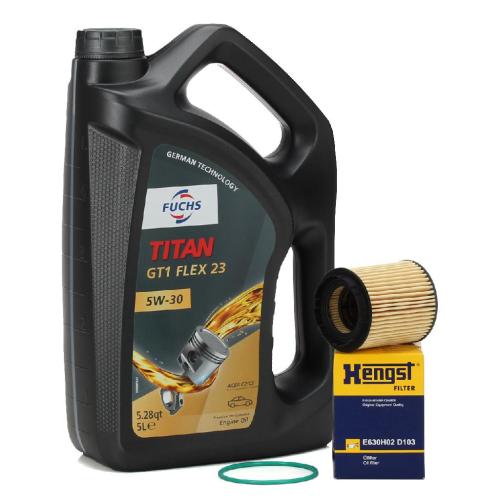 5L FUCHS Motoröl 5W30 + HENGST Ölfilter OPEL Astra Insignia Vectra Zafira 2.0 2.2 2.4 Bild 5L FUCHS Motoröl 5W30 + HENGST Ölfilter OPEL Astra Insignia Vectra Zafira 2.0 2.2 2.4
