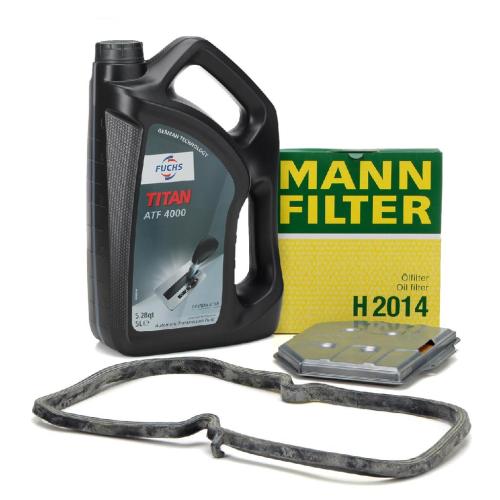 MANN Hydraulikfilter 4-Gang + 5L FUCHS Getriebeöl für MERCEDES W126 R107 W722.3 Bild MANN Hydraulikfilter 4-Gang + 5L FUCHS Getriebeöl für MERCEDES W126 R107 W722.3