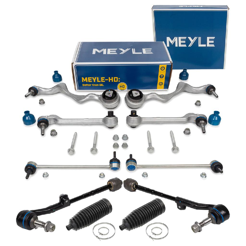 MEYLE Lenkersatz, Radaufhängung 316 050 0101/HD + Faltenbalgsatz, Lenkung 300 620 0000 + Spurstange 316 030 0013/HD + Spurstange 316 030 0012/HD