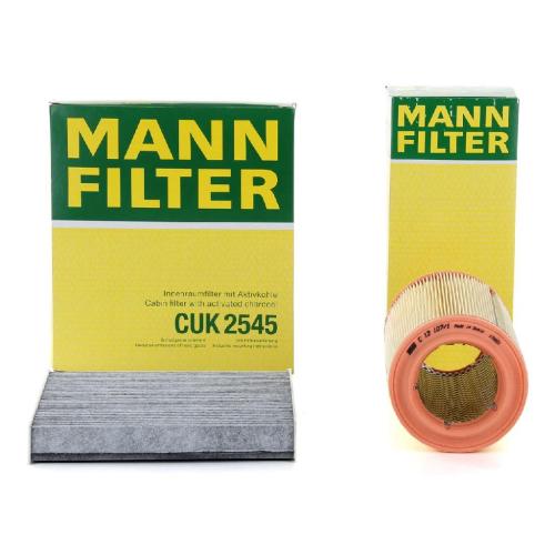 MANN-FILTER Filter, Innenraumluft CUK 2545 + Luftfilter C 12 107/1 Bild MANN-FILTER Filter, Innenraumluft CUK 2545 + Luftfilter C 12 107/1