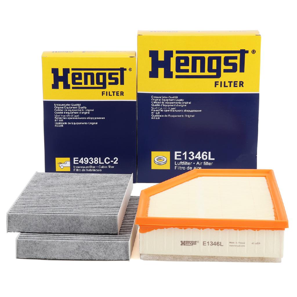 HENGST FILTER Luftfilter E1346L + Filter, Innenraumluft E4938LC-2