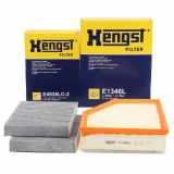 HENGST FILTER Luftfilter E1346L + Filter, Innenraumluft E4938LC-2