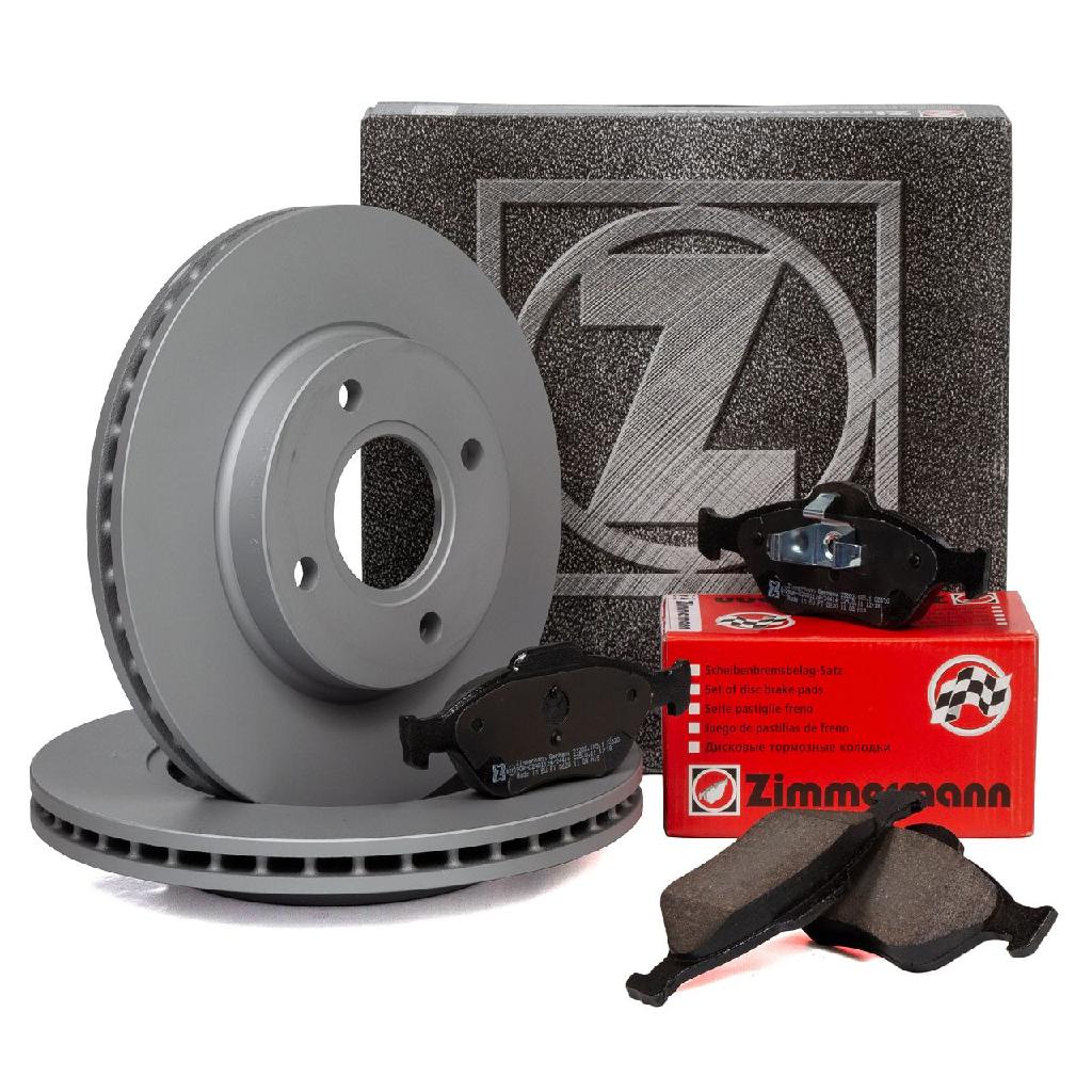 ZIMMERMANN Bremsscheibe 250.1343.20 + Bremsbelagsatz, Scheibenbremse 23202.185.1