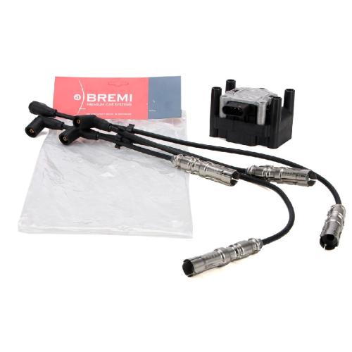 BREMI Zündleitungssatz 223H200 DELPHI Zündspule GN10018-12B1 Bild BREMI Zündleitungssatz 223H200 DELPHI Zündspule GN10018-12B1
