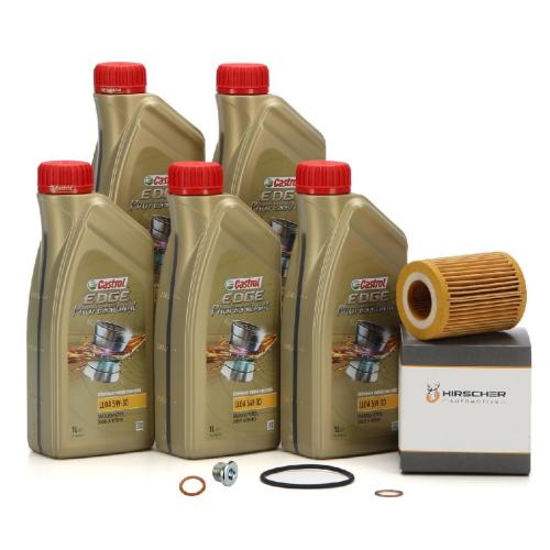 5L CASTROL EDGE BMW Longlife IV LL04 5W-30 + HIRSCHER Ölfilter N13 11427635557 Bild 5L CASTROL EDGE BMW Longlife IV LL04 5W-30 + HIRSCHER Ölfilter N13 11427635557