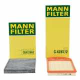 MANN-FILTER Luftfilter C 4287/2 + Filter, Innenraumluft CUK 2862