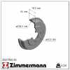 ZIMMERMANN Bremsbackensatz 10990.155.9 + Bremstrommel 250.1750.20 Bild ZIMMERMANN Bremsbackensatz 10990.155.9 + Bremstrommel 250.1750.20