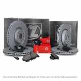 ZIMMERMANN Bremsscheibe 100.3319.20 + Bremsscheibe 100.3321.20 + Bremsbelagsatz, Scheibenbremse 23882.175.1 + Bremsbelagsatz, Scheibenbremse 23763.200.1