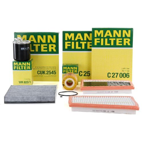 MANN Filterset 4-tlg MERCEDES-BENZ G-Klasse W463 G320/350CDI 224 PS OM642 Bild MANN Filterset 4-tlg MERCEDES-BENZ G-Klasse W463 G320/350CDI 224 PS OM642