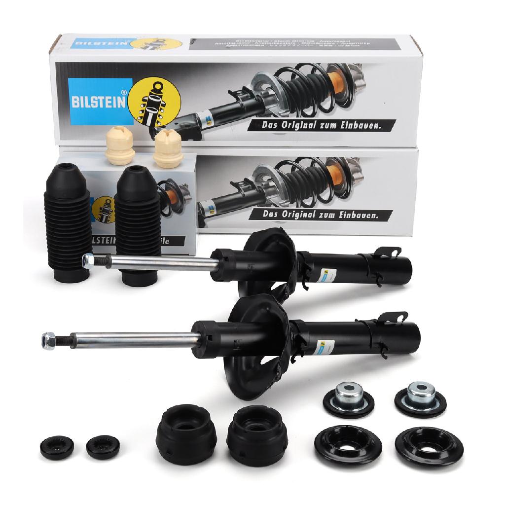 2x BILSTEIN B4 Stoßdämpfer + Staubschutz + Domlager AUDI A3 VW GOLF 4 vorne