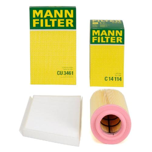 MANN-FILTER Luftfilter C 14 114 + Filter, Innenraumluft CU 3461 Bild MANN-FILTER Luftfilter C 14 114 + Filter, Innenraumluft CU 3461