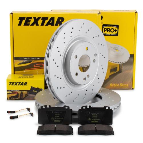 TEXTAR Bremsscheiben + Bremsbeläge + Sensor MERCEDES C-Klasse W203 S203 SLK R171 vorne Bild TEXTAR Bremsscheiben + Bremsbeläge + Sensor MERCEDES C-Klasse W203 S203 SLK R171 vorne