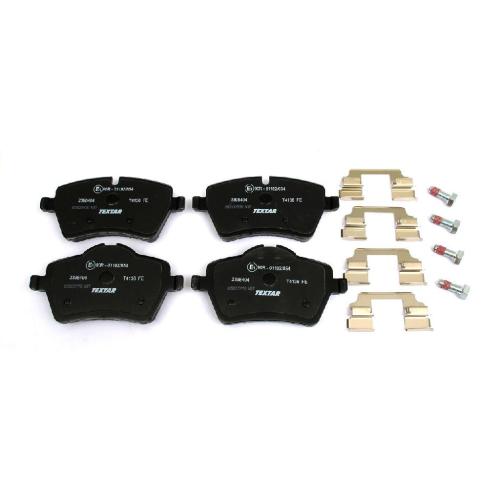 TEXTAR 2398404 Bremsbeläge + Wako MINI R50 R53 R56 R55 R57 bis 08.2010 vorne Bild TEXTAR 2398404 Bremsbeläge + Wako MINI R50 R53 R56 R55 R57 bis 08.2010 vorne