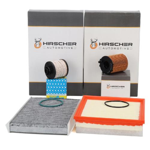 HIRSCHER Filterset 4-tlg CITROEN C3 Picasso C4 II DS4 PEUGEOT 308 II 1.6 BlueHDi 99-120 PS Bild HIRSCHER Filterset 4-tlg CITROEN C3 Picasso C4 II DS4 PEUGEOT 308 II 1.6 BlueHDi 99-120 PS