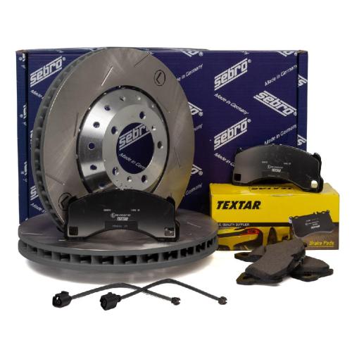 SEBRO Bremsscheiben + TEXTAR Beläge PORSCHE Panamera 970 GTS Turbo / S vorne Bild SEBRO Bremsscheiben + TEXTAR Beläge PORSCHE Panamera 970 GTS Turbo / S vorne