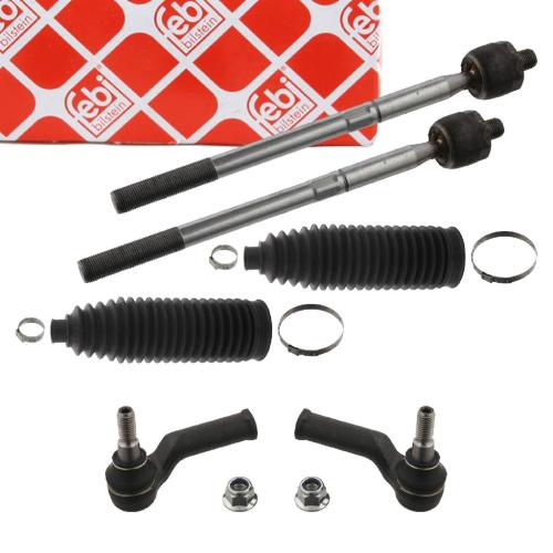 FEBI BILSTEIN Axialgelenk, Spurstange 34384 + Spurstangenkopf 30723 + Faltenbalgsatz, Lenkung 34293 + Spurstangenkopf 30724 Bild FEBI BILSTEIN Axialgelenk, Spurstange 34384 + Spurstangenkopf 30723 + Faltenbalgsatz, Lenkung 34293 + Spurstangenkopf 30724