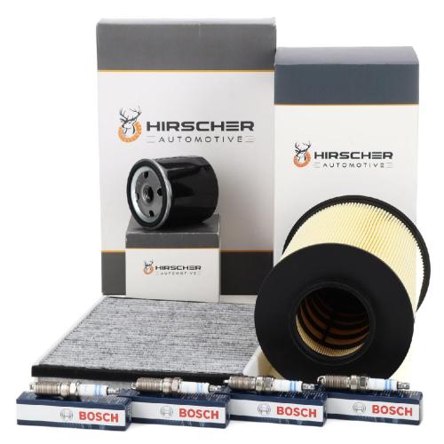 HIRSCHER Filterset Filterpaket + 4x ORIGINAL Zündkerze FORD Focus 3 Grand / C-Max 2 1.6 Ti Bild HIRSCHER Filterset Filterpaket + 4x ORIGINAL Zündkerze FORD Focus 3 Grand / C-Max 2 1.6 Ti