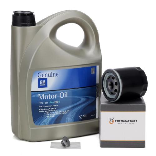5L ORIGINAL 5W30 dexos2 Motoröl + HIRSCHER Ölfilter OPEL Astra Vectra Zafira A B 1.6-2.0 Bild 5L ORIGINAL 5W30 dexos2 Motoröl + HIRSCHER Ölfilter OPEL Astra Vectra Zafira A B 1.6-2.0