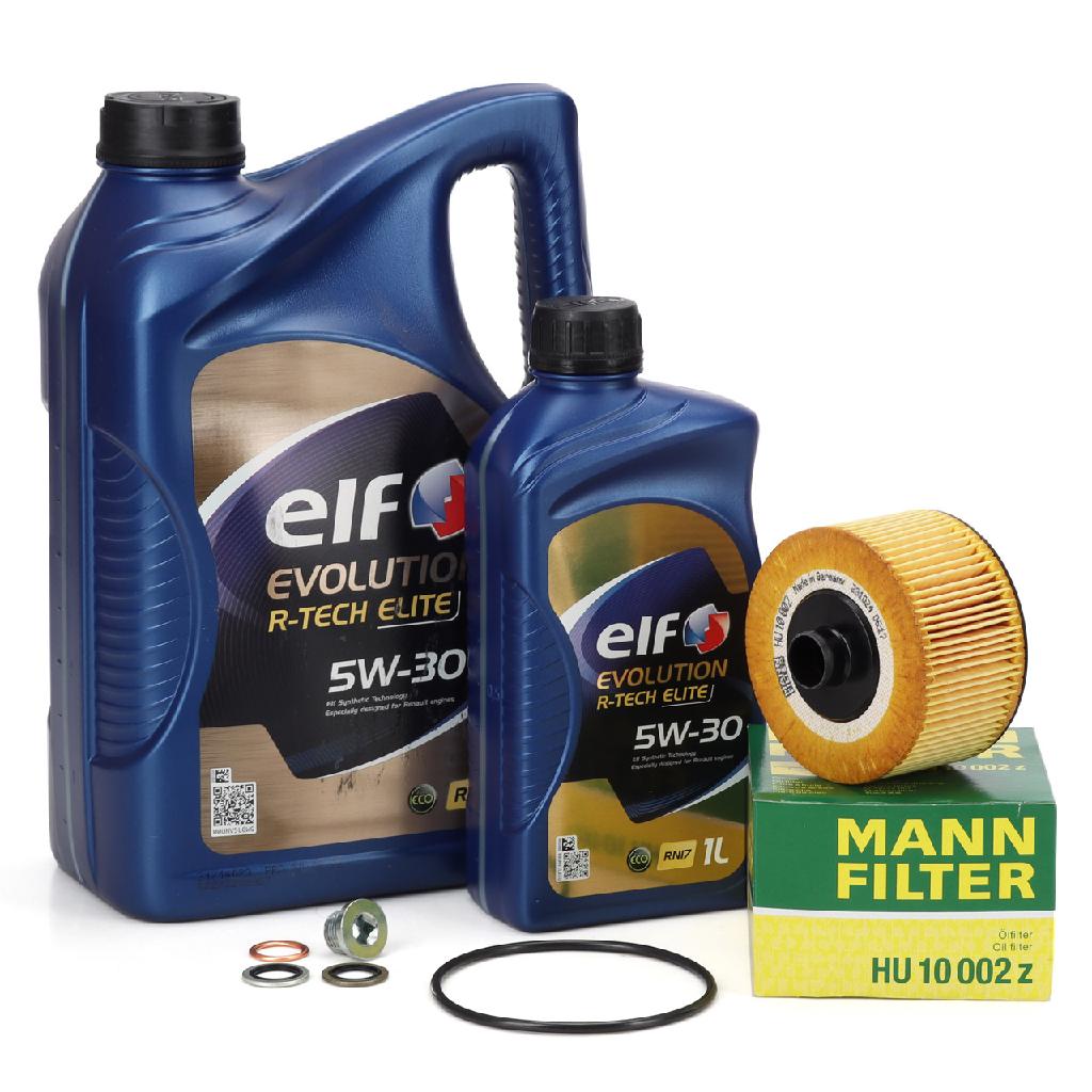 FA1 Verschlussschraube, Ölwanne 518.471.021 MANN-FILTER Ölfilter HU 10 002 z ELF Motoröl 217612 + Motoröl 217610