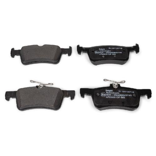 DELPHI Bremsbelagsatz, Scheibenbremse LP2503 + Bremsscheibe BG4670C Bild DELPHI Bremsbelagsatz, Scheibenbremse LP2503 + Bremsscheibe BG4670C