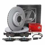 ZIMMERMANN Bremsscheiben + Beläge + Wako BMW 3er E46 328i 320d Z4 E85 2.5si 3.0i vorne