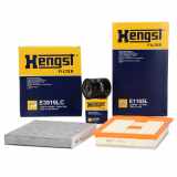 HENGST FILTER Luftfilter E1165L + Ölfilter H332W + Filter, Innenraumluft E3919LC