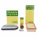 MANN Filterset Filterpaket 3-tlg MERCEDES E-Klasse W210 E320CDI 197 PS OM613