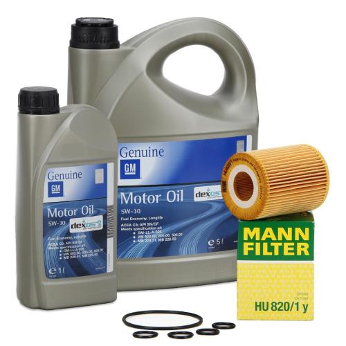 6L ORIGINAL 5W30 Motoröl dexos2 + MANN Ölfilter OPEL Astra H J Mokka Zafira B 1.7 CDTI Bild 6L ORIGINAL 5W30 Motoröl dexos2 + MANN Ölfilter OPEL Astra H J Mokka Zafira B 1.7 CDTI