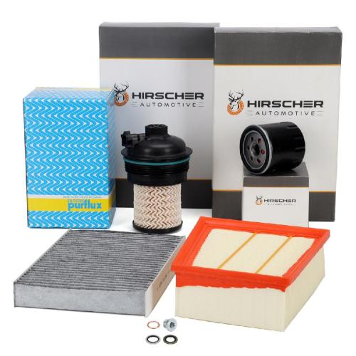 HIRSCHER Filterset Filterpaket 4-tlg RENAULT Megane 4 Grand / Scenic 4 Talisman 1.5 dCi Bild HIRSCHER Filterset Filterpaket 4-tlg RENAULT Megane 4 Grand / Scenic 4 Talisman 1.5 dCi