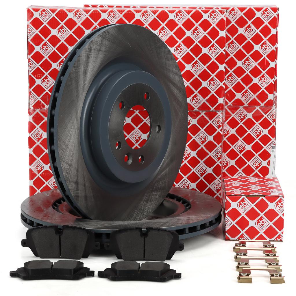 FEBI BILSTEIN Bremsscheibe 108534 + Bremsbelagsatz, Scheibenbremse 116325