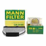 MANN-FILTER Luftfilter C 35 005 + Filter, Innenraumluft CUK 29 005