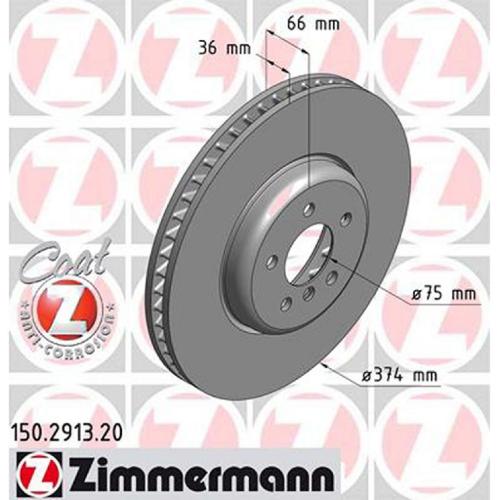 ZIMMERMANN Bremsscheiben + Beläge Sensor BMW 5er F10 550i M550d F13 F06 650i F01-04 vorne Bild ZIMMERMANN Bremsscheiben + Beläge Sensor BMW 5er F10 550i M550d F13 F06 650i F01-04 vorne