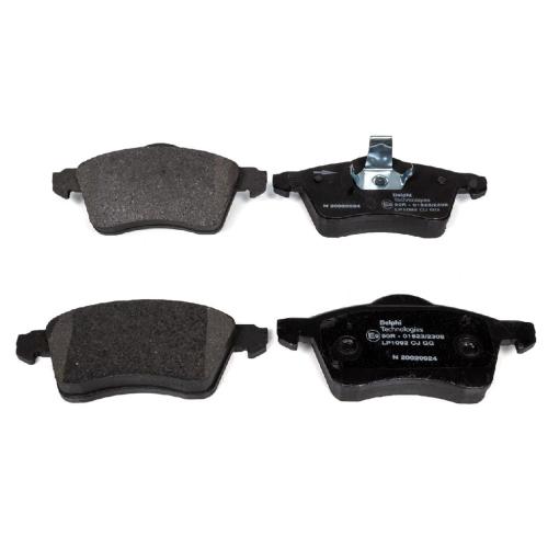DELPHI Bremsbelagsatz, Scheibenbremse LP1092 + Bremsscheibe BG3417 Bild DELPHI Bremsbelagsatz, Scheibenbremse LP1092 + Bremsscheibe BG3417