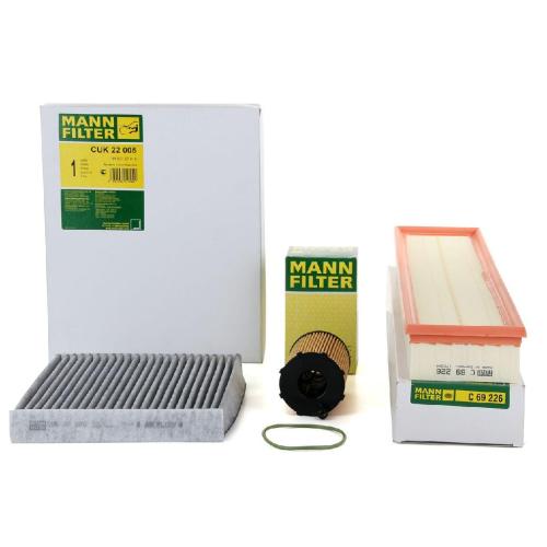MANN-FILTER Luftfilter C 69 226 + Ölfilter HU 8005 z + Filter, Innenraumluft CUK 22 005 Bild MANN-FILTER Luftfilter C 69 226 + Ölfilter HU 8005 z + Filter, Innenraumluft CUK 22 005
