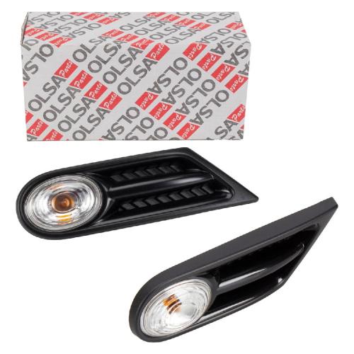 2x OLSA Blinkleuchte seitlich Weiß MINI R56 R55 R57 R58 R59 ab 08.2010 vorne links rechts Bild 2x OLSA Blinkleuchte seitlich Weiß MINI R56 R55 R57 R58 R59 ab 08.2010 vorne links rechts