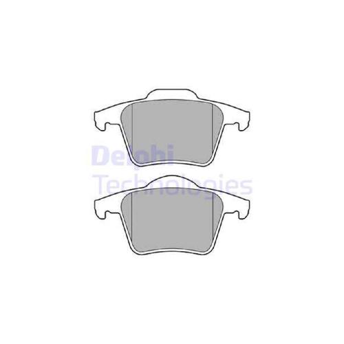 DELPHI Bremsbelagsatz, Scheibenbremse LP1835 + Bremsscheibe BG3782C Bild DELPHI Bremsbelagsatz, Scheibenbremse LP1835 + Bremsscheibe BG3782C
