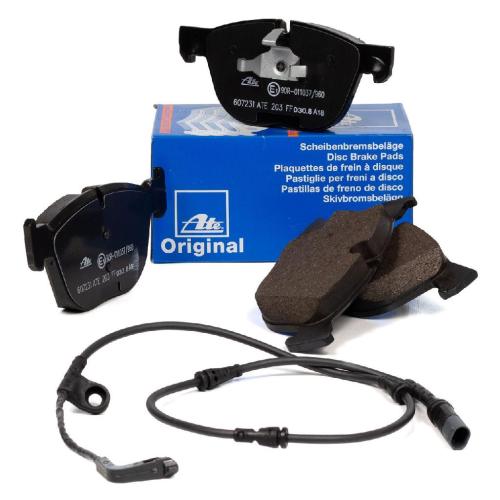 ATE Original Bremsbeläge + Warnkontaktsensor BMW X5 E70 30i 3.0d X6 E71 E72 35i 35d vorne Bild ATE Original Bremsbeläge + Warnkontaktsensor BMW X5 E70 30i 3.0d X6 E71 E72 35i 35d vorne