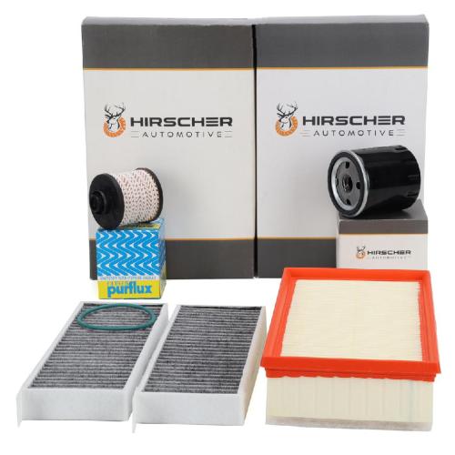 HIRSCHER Filterset Filterpaket 4-tlg PEUGEOT 308 II 2.0 GT / BlueHDi 150/177/179/181 PS Bild HIRSCHER Filterset Filterpaket 4-tlg PEUGEOT 308 II 2.0 GT / BlueHDi 150/177/179/181 PS