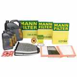 MANN Filterset 3-tlg + 8L ORIGINAL 5W30 Motoröl MERCEDES W204 S204 C320/350CDI OM642