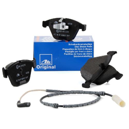 ATE Original Bremsbeläge + Warnkontaktsensor BMW 3er E90-E93 X1 E84 bis 03.2010 vorne Bild ATE Original Bremsbeläge + Warnkontaktsensor BMW 3er E90-E93 X1 E84 bis 03.2010 vorne