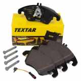 TEXTAR 2431001 Bremsbeläge + 1x Warnsensor MERCEDES W204 C218 X218 W212 S212 R172 vorne