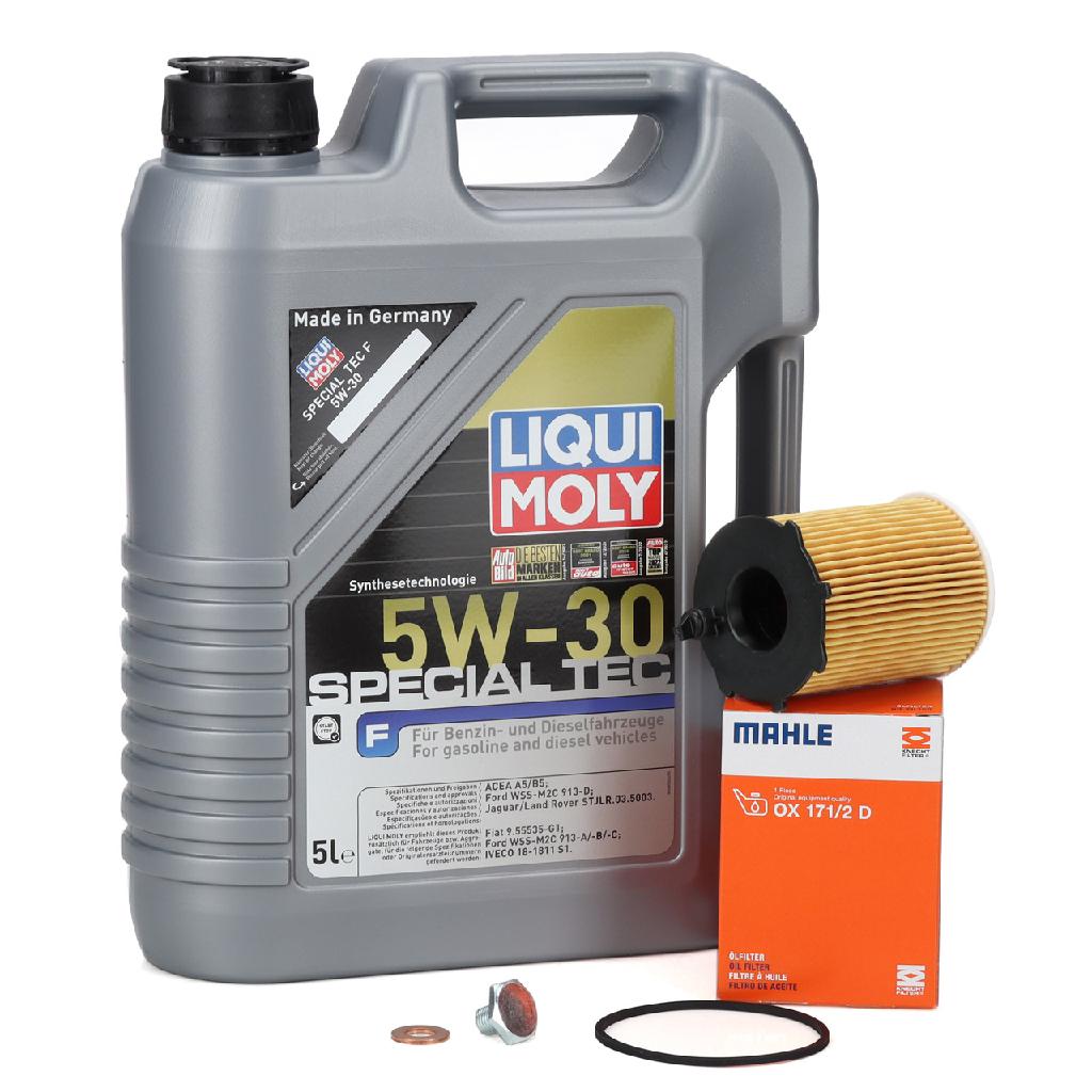 5L LIQUI MOLY SPECIAL TEC F 5W30 Motoröl + MAHLE Ölfilter FORD PSA VOLVO 1.4/1.5/1.6 D Bild 5L LIQUI MOLY SPECIAL TEC F 5W30 Motoröl + MAHLE Ölfilter FORD PSA VOLVO 1.4/1.5/1.6 D