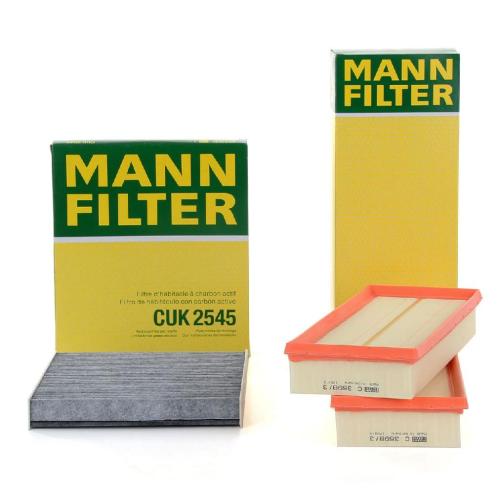 MANN-FILTER Filter, Innenraumluft CUK 2545 + Luftfilter C 3698/3-2 Bild MANN-FILTER Filter, Innenraumluft CUK 2545 + Luftfilter C 3698/3-2