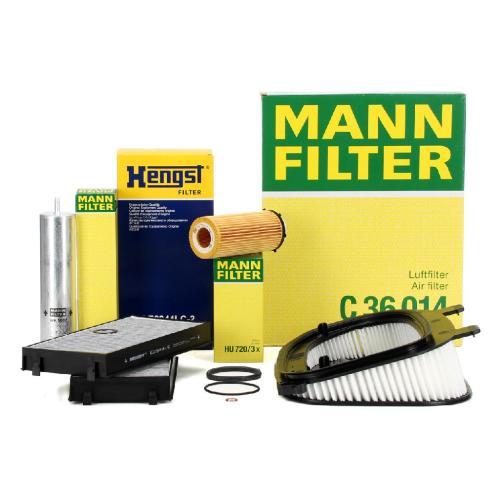 MANN / HENGST Filterset 4-tlg BMW X5 E70 X6 E71 E72 xDrive30d xDrive40d N57 211-306 PS Bild MANN / HENGST Filterset 4-tlg BMW X5 E70 X6 E71 E72 xDrive30d xDrive40d N57 211-306 PS