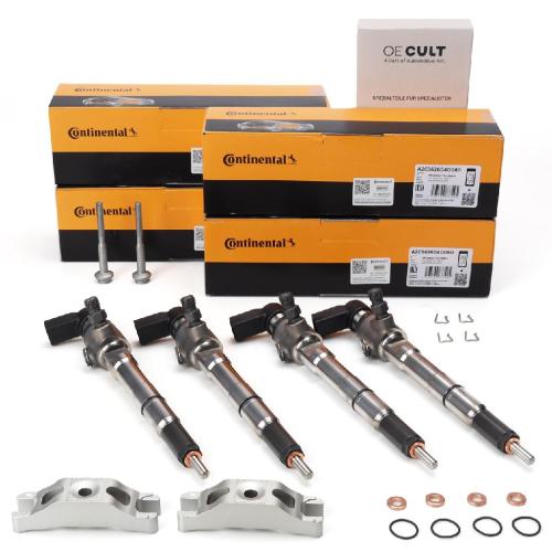 4x CONTI Einspritzdüse + Halter + Schraube VW Golf 6 Passat B6 B7 Polo 5 Touran 1.6 TDI Bild 4x CONTI Einspritzdüse + Halter + Schraube VW Golf 6 Passat B6 B7 Polo 5 Touran 1.6 TDI