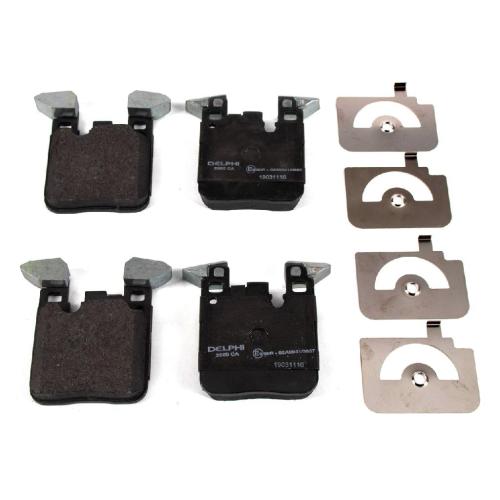 DELPHI LP2660 Bremsbeläge + Sensor BMW F20/21 F22/23 F30-34 F32-36 mit M-Technik hinten Bild DELPHI LP2660 Bremsbeläge + Sensor BMW F20/21 F22/23 F30-34 F32-36 mit M-Technik hinten